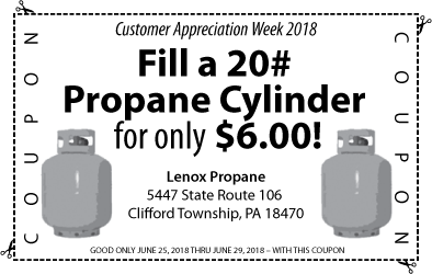 Lenox Propane Coupon 2018 - $6 for 20# refill